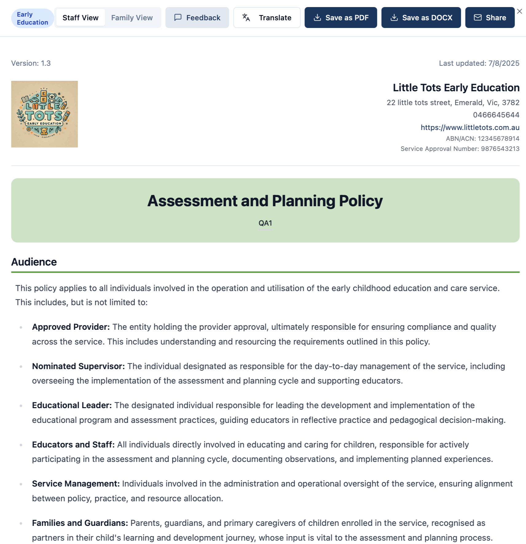 Policypass - Childcare Policy, Training & Compliance